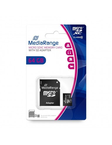 Μνήμη MicroSD 64GB MediaRange MR955 ExtraNET