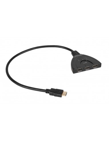 Switch Cabletech HDMI 1 to 3 ExtraNET