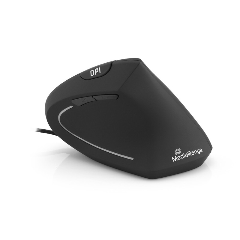 Ποντίκι MediaRange MROS230 ergonomic for right-handers Black ExtraNET