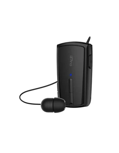 Ακουστικό iPro RH120 Bluetooth Retractable Black ExtraNET