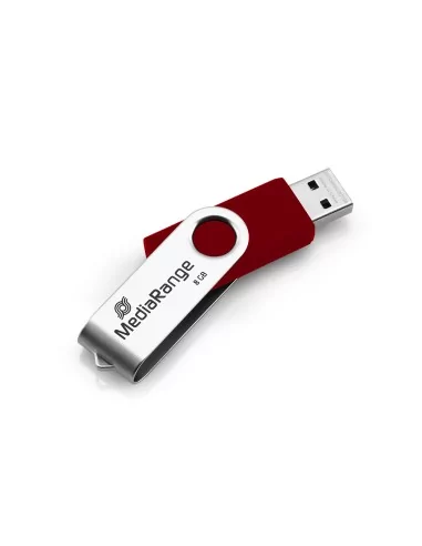 Flash Drive MediaRange MR908 USB 2.0 8GB Red/Silver ExtraNET