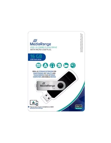 Flash Drive MediaRange MR931-2 USB with micro USB (OTG) 16GB ExtraNET
