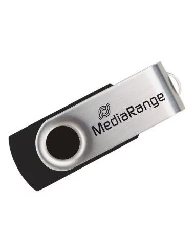 Flash Drive MediaRange MR910 USB 2.0 16GB Black/Silver ExtraNET