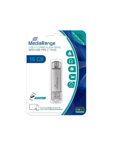 Flash Drive MediaRange MR935 USB 3.1 with USB Type-C 16GB ExtraNET