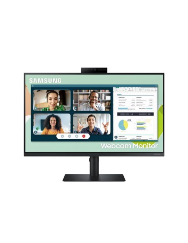 Samsung 24" LS24A400VEUXEN with Webcam Ergonomic Monitor with speakers ExtraNET