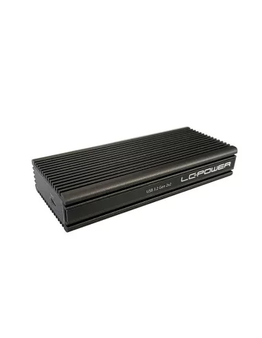 Θήκη HDD LC Power M.2 NVMe SSD Type-C USB 3.2 Black LC-M2-C-NVME-2X2 ExtraNET