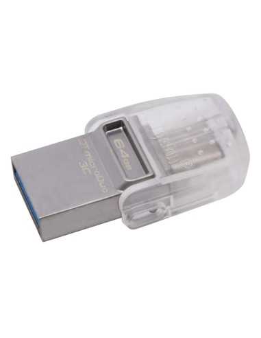 Flash Drive Kingston DataTraveler Micro DUO 3C 64GB USB 3.0