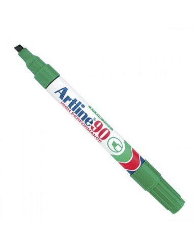 Μαρκαδόρος Artline 90 2-5mm πλακέ μύτη Πράσινο