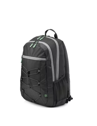 HP Active 15.6" Backpack Αδιάβροχη Black/Green 1LU22AA ExtraNET