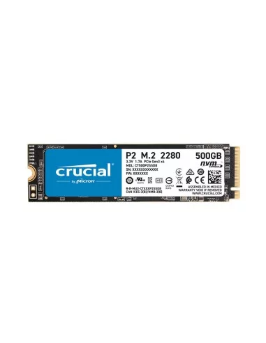 SSD Crucial 500GB P2 3D NAND NVME PCIe M.2 ExtraNET