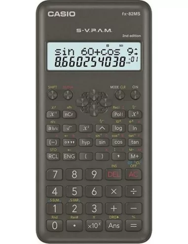 Casio FX-82MS 12-DIGIT Αριθμομηχανή Επιστημονική 2nd Edition