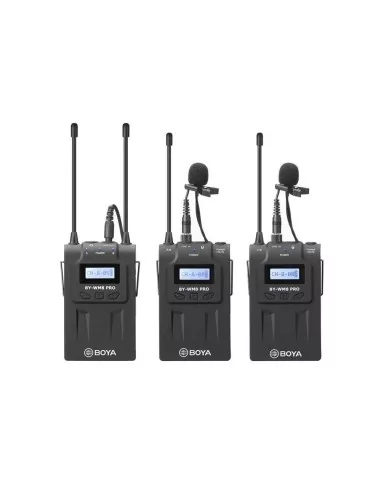 Μικρόφωνο BOYA BY-WM8 Pro-K2 Wireless UHF 1+2