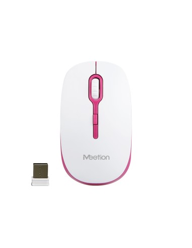 Ποντίκι Meetion R547 2.4G Wireless White/Red