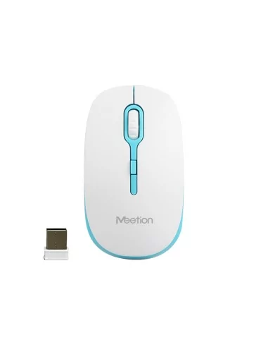 Ποντίκι Meetion R547 2.4G Wireless White/Blue