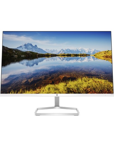 HP 24" M24fwa Monitor with speakers White 34Y22E9