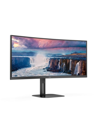 AOC 34" CU34V5C/BK Curved Monitor with speakers