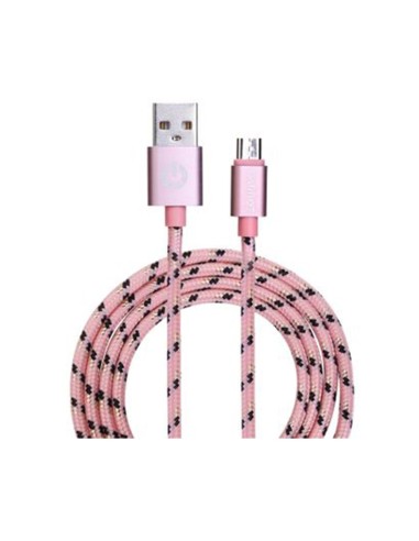 Καλώδιο Garbot Grab&Go USB A - MicroUSB 1m Pink C-05-10196 ExtraNET