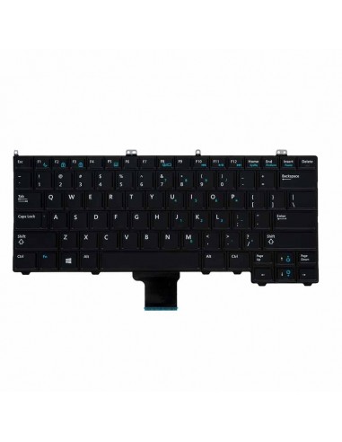 Keyboard for Dell Latitude E7240, E7440 Black