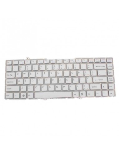 Keyboard for Sony Vaio VGN-FW White No Frame ExtraNET