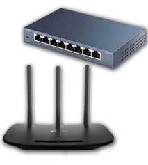 Δικτυακά switch routers access points
